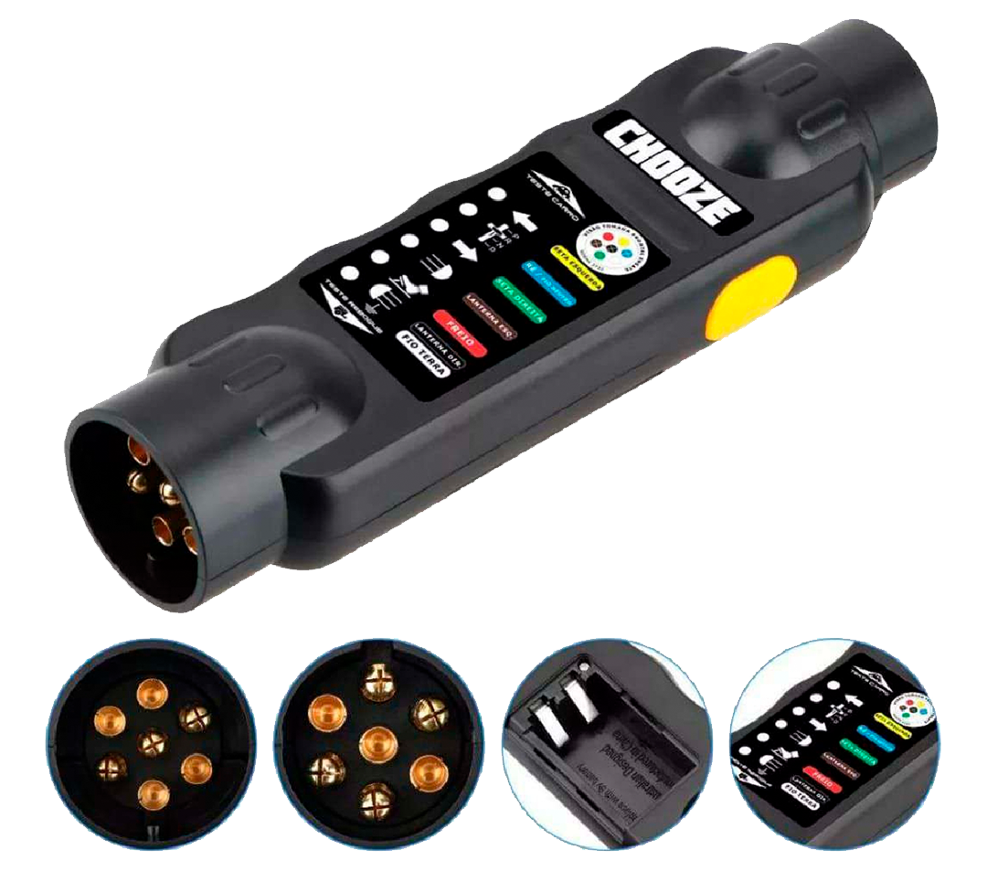 Verificador das conexões elétricas (7 pinos)